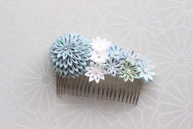 つまみ細工 コーム