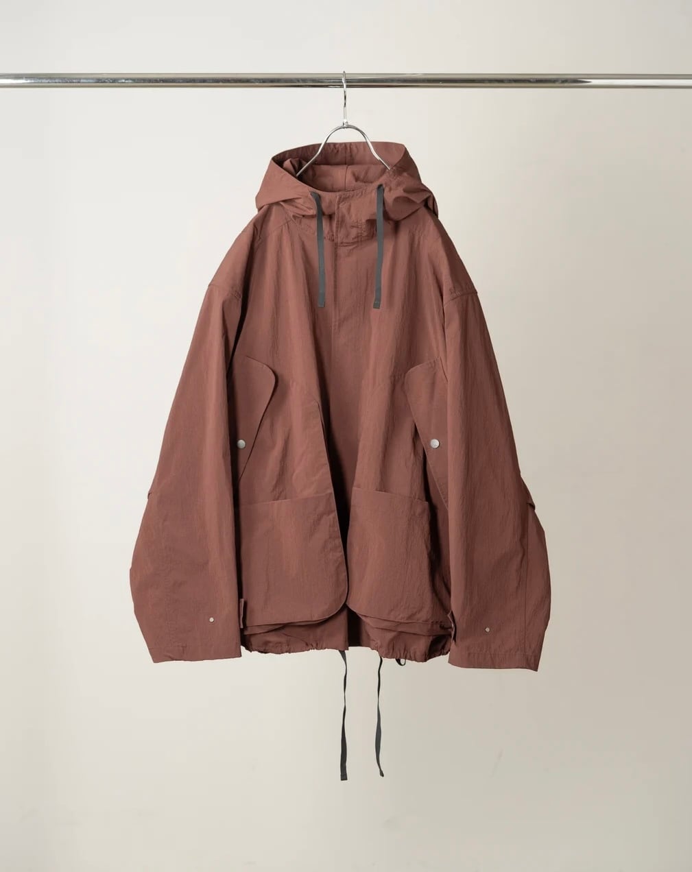 ANCELLM / TRACK WIDE PANTS (BROWN) | THE MODERN AGE