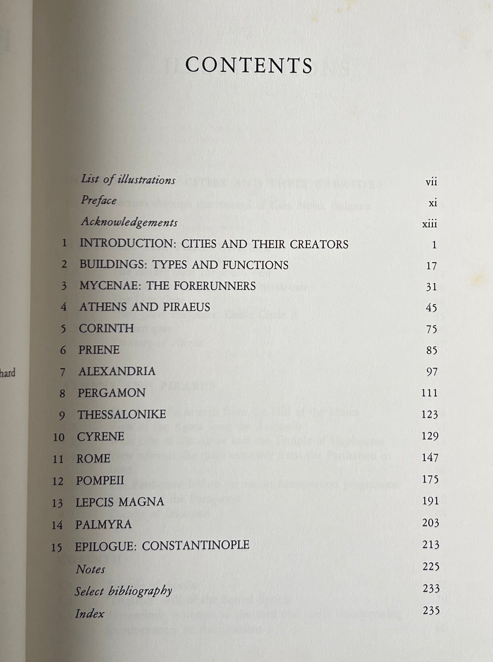 From Mycenae to Constantinople: The Evolution of the Ancient City / Richard Tomlinson / Routledge