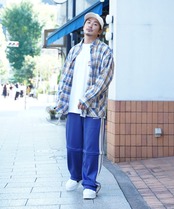 【#Re:room】SWITCHING CHECK BIG SHIRTS［RES089］