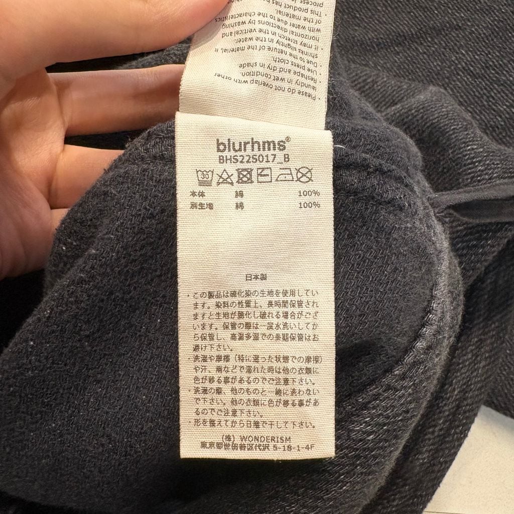 BLURHMS ブラームス 22SS Cotton Drill 509 Trousers ボトム BHS22S017