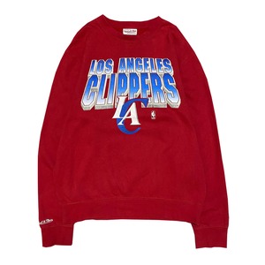 ロサンゼルス・クリッパーズ ロゴプリント スウェット Mitchell & Ness