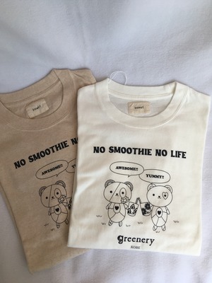 greeneryキャラクター　オーガニックコットンTシャツ　20%off sale