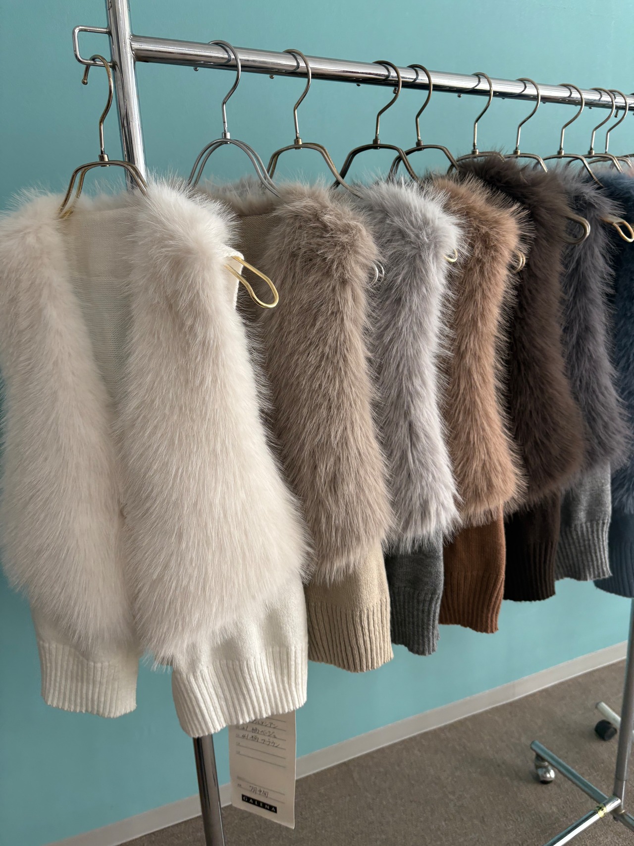 GALENA ショートファーベスト 5101