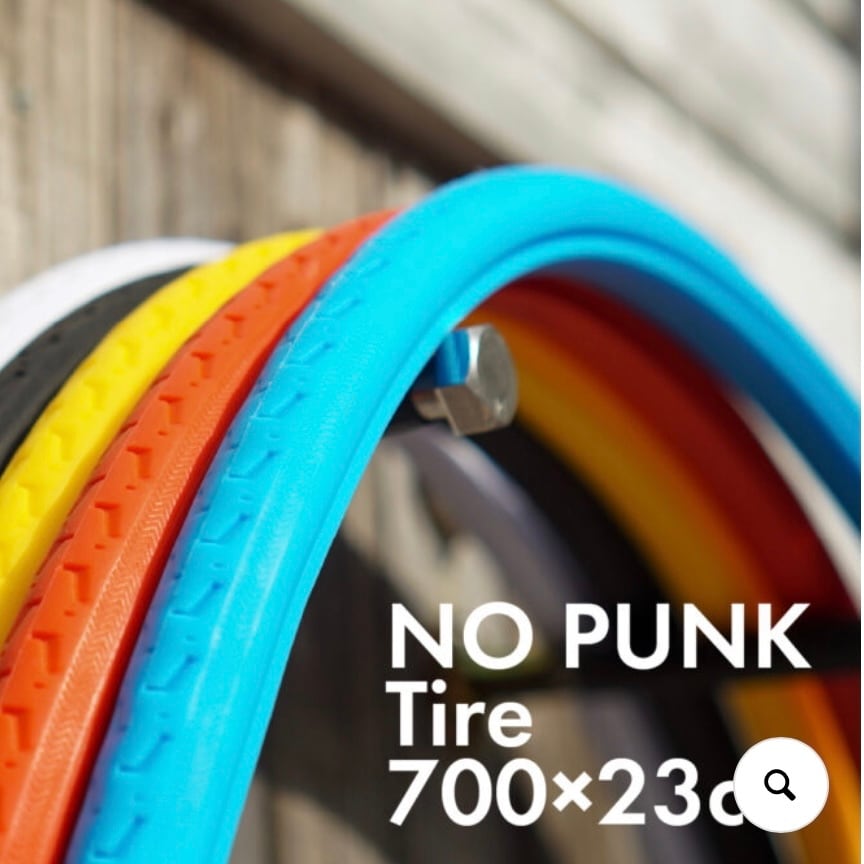 NO PUNK TIRE 700C×23C ノーパンクタイヤ ピストバイク シングル