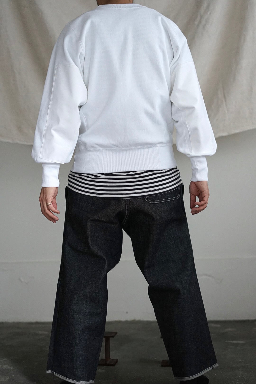 TUKI - 原田服飾研究所 - COTTON JUMPER (ELBOW PATCH)