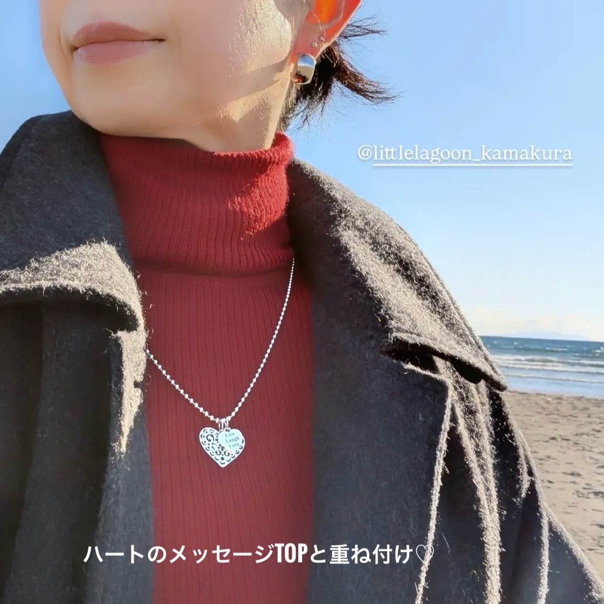 スカシ ハート プレート ネックレス ◇◇ | 【公式通販】鎌倉の