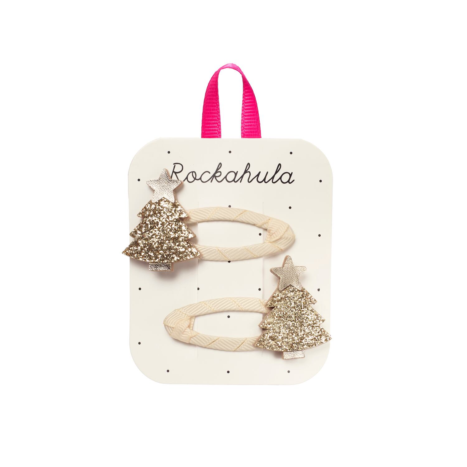 X556:North Pole Christmas Tree Clips-GOLD