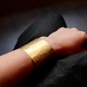 竹俣勇壱　真鍮バングル　幅広　［2104280000069］