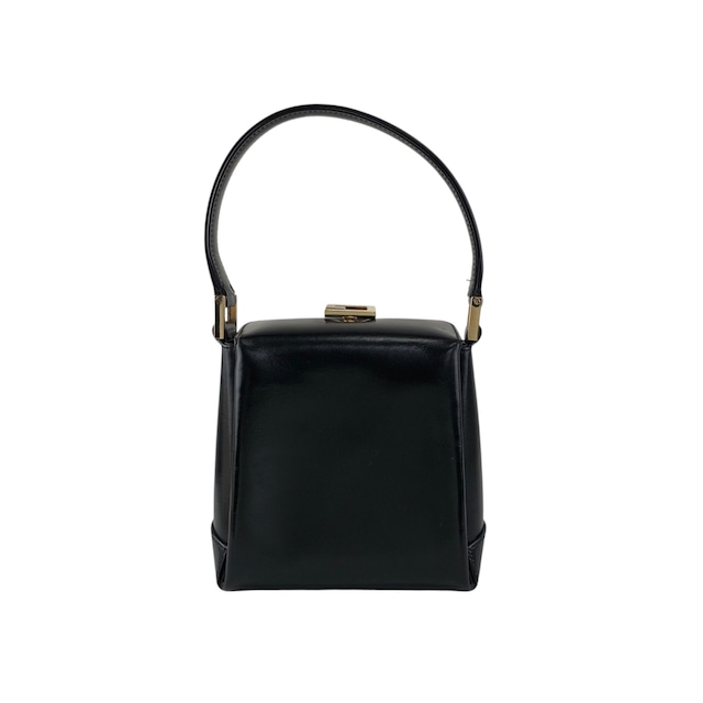 GUCCI グッチ ハンドバッグ ブラック ロゴ G レザー ミニバッグ vintage ヴィンテージ オールド xwdrnw