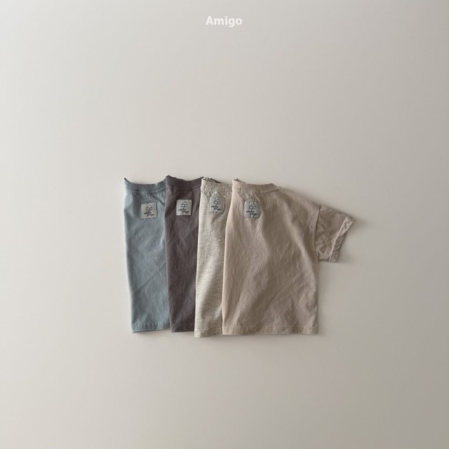 《即納》送料無料【Amigo】French Short Sleeve T-Shirt