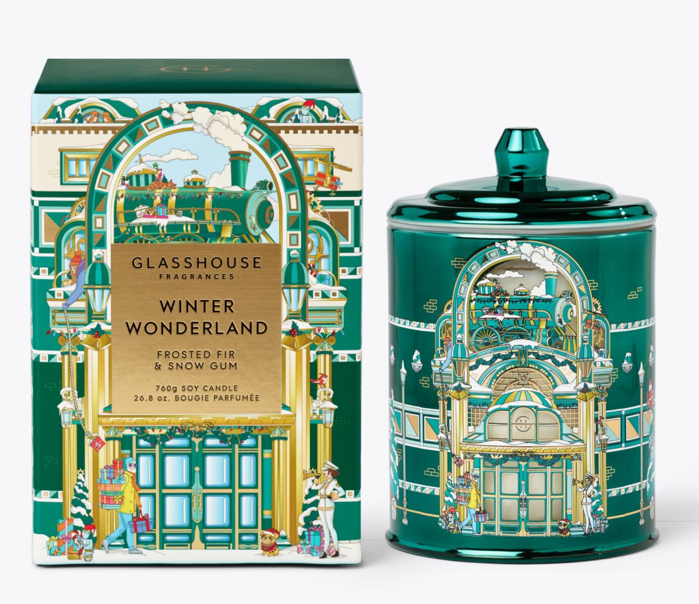 クリスマス数量限定【GLASSHOUSE】フレグランスキャンドル・ウィンター