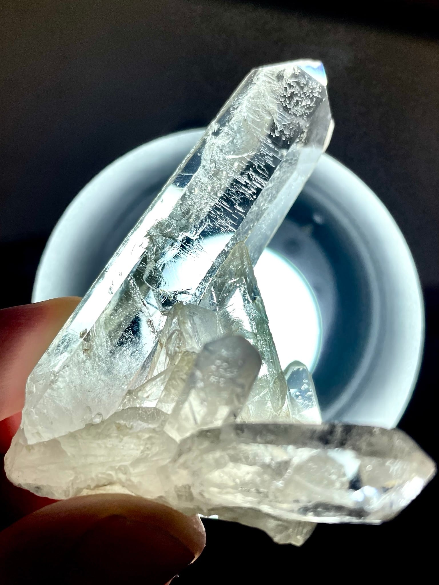 6) マダガスカル産クオーツ「スターブラリー(星の図書館)」クラスター