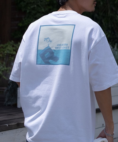 R ISLAND GRAPHIC PRINT T-shirt［REC591］