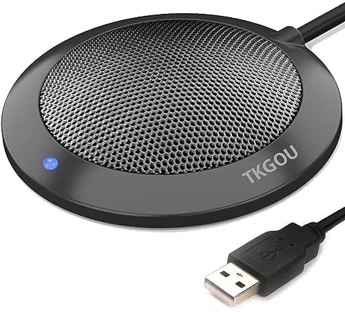 ZHUOSHENG 会議用マイクスピーカー全指向性集音ラベリアマイク10本付