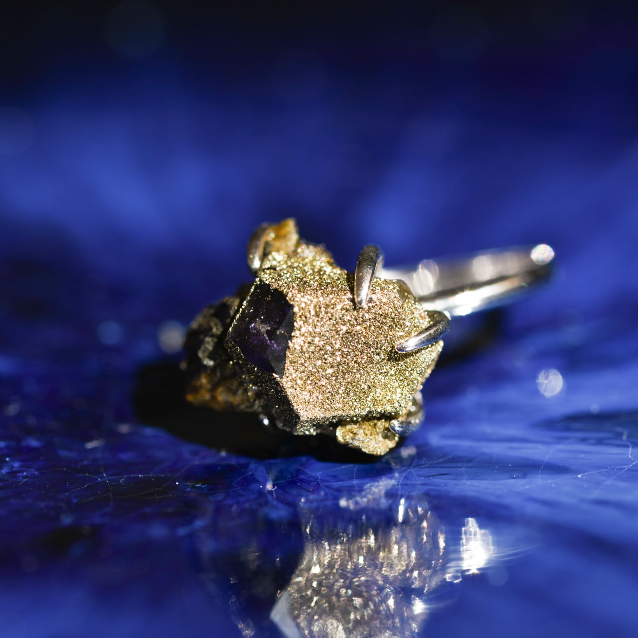 006 0 Collection】 パイライト共生フローライト 鉱物原石