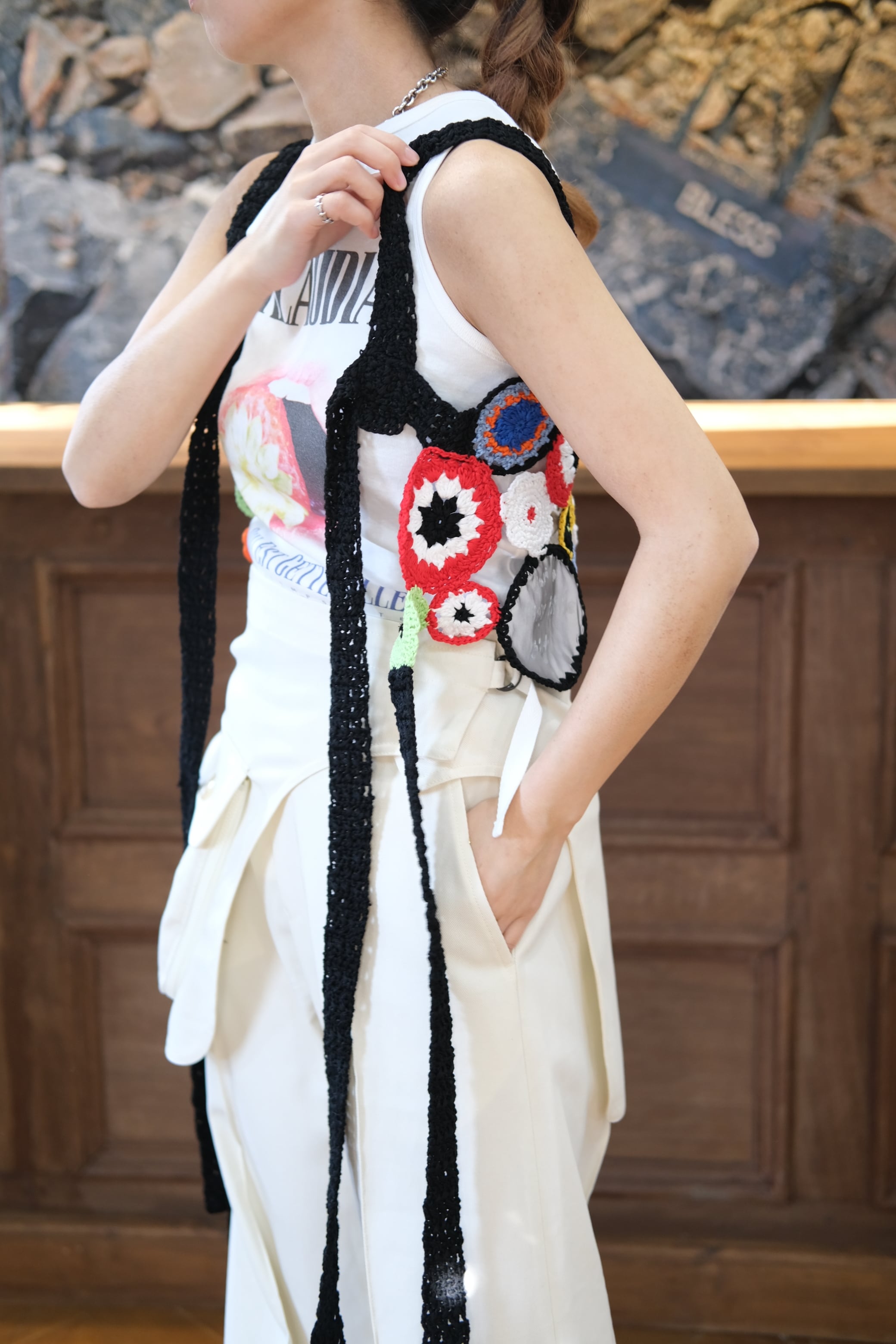 kota gushiken】Traffic Flower Bra - blue - | loop
