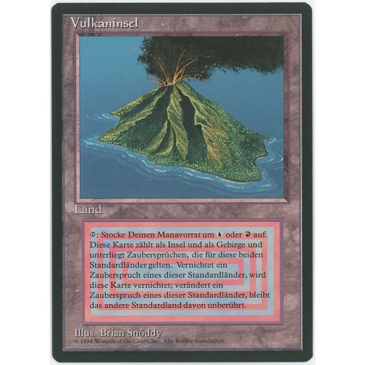 Volcanic Island 3EDBB【DE】[MTG] #1440