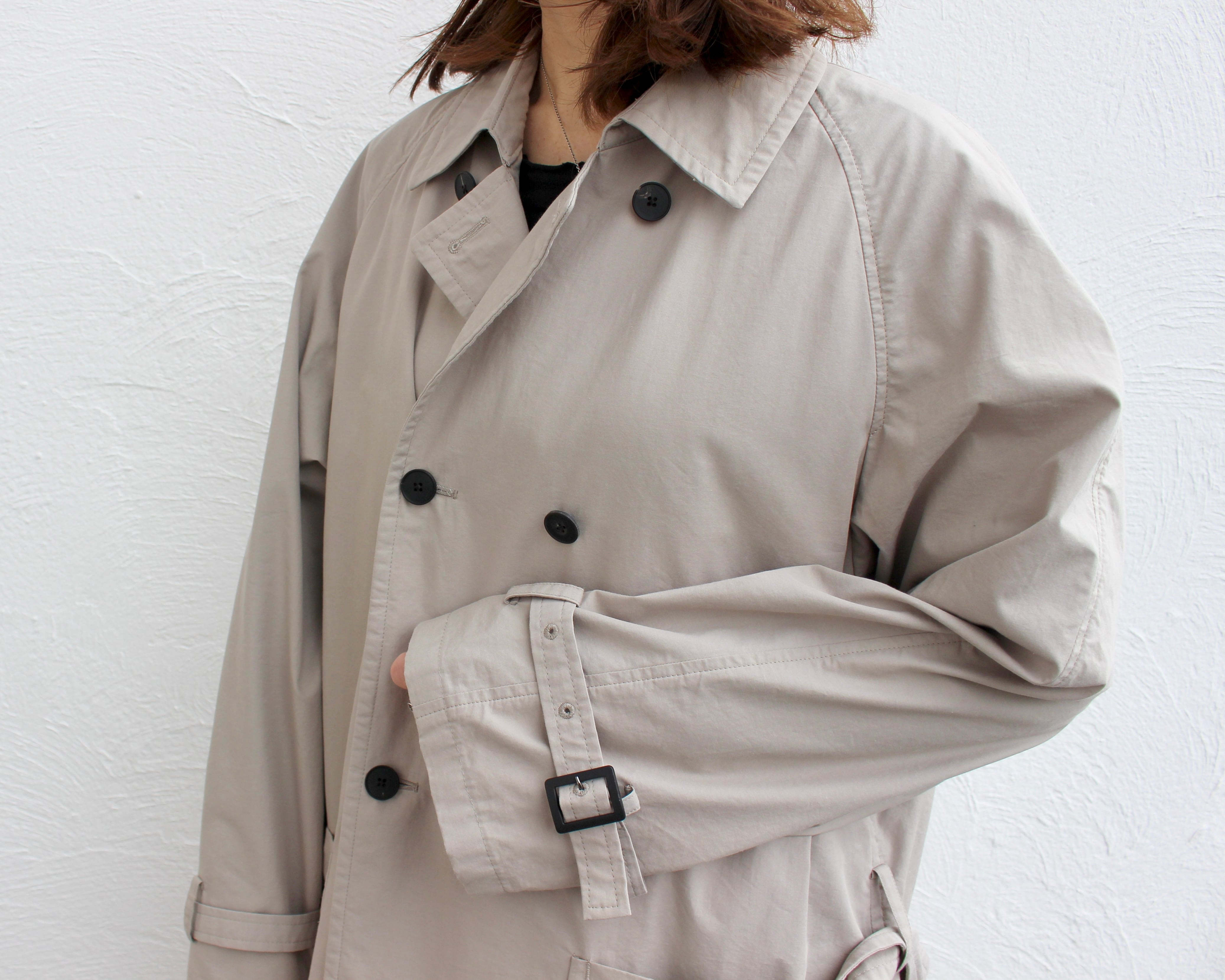ATON/trench coat | Coffee Restaurant & Boutique mari