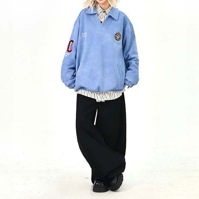 カレッジエンブレムカラースウェット
 2col   R01632