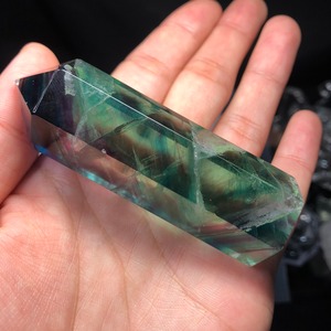 65 透明感抜群 フローライトポイント