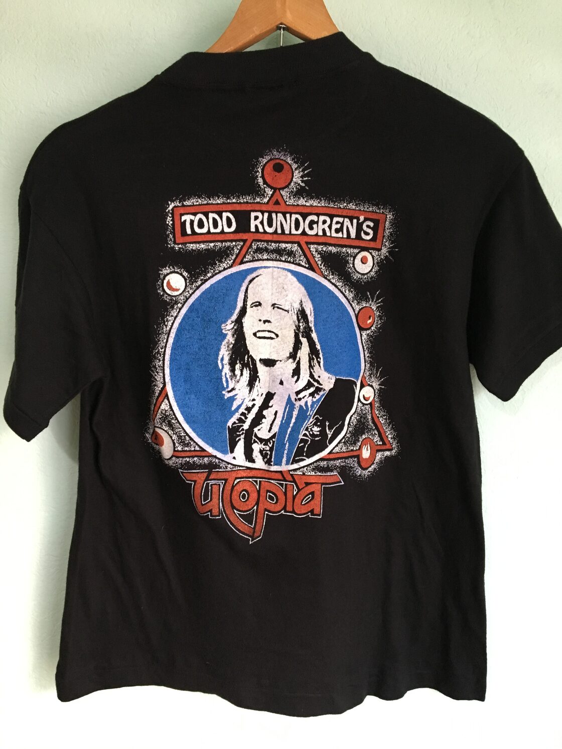 パキスタン製 パキ綿 ToddLundgren トッドラングレン 1980年 ツアーT 