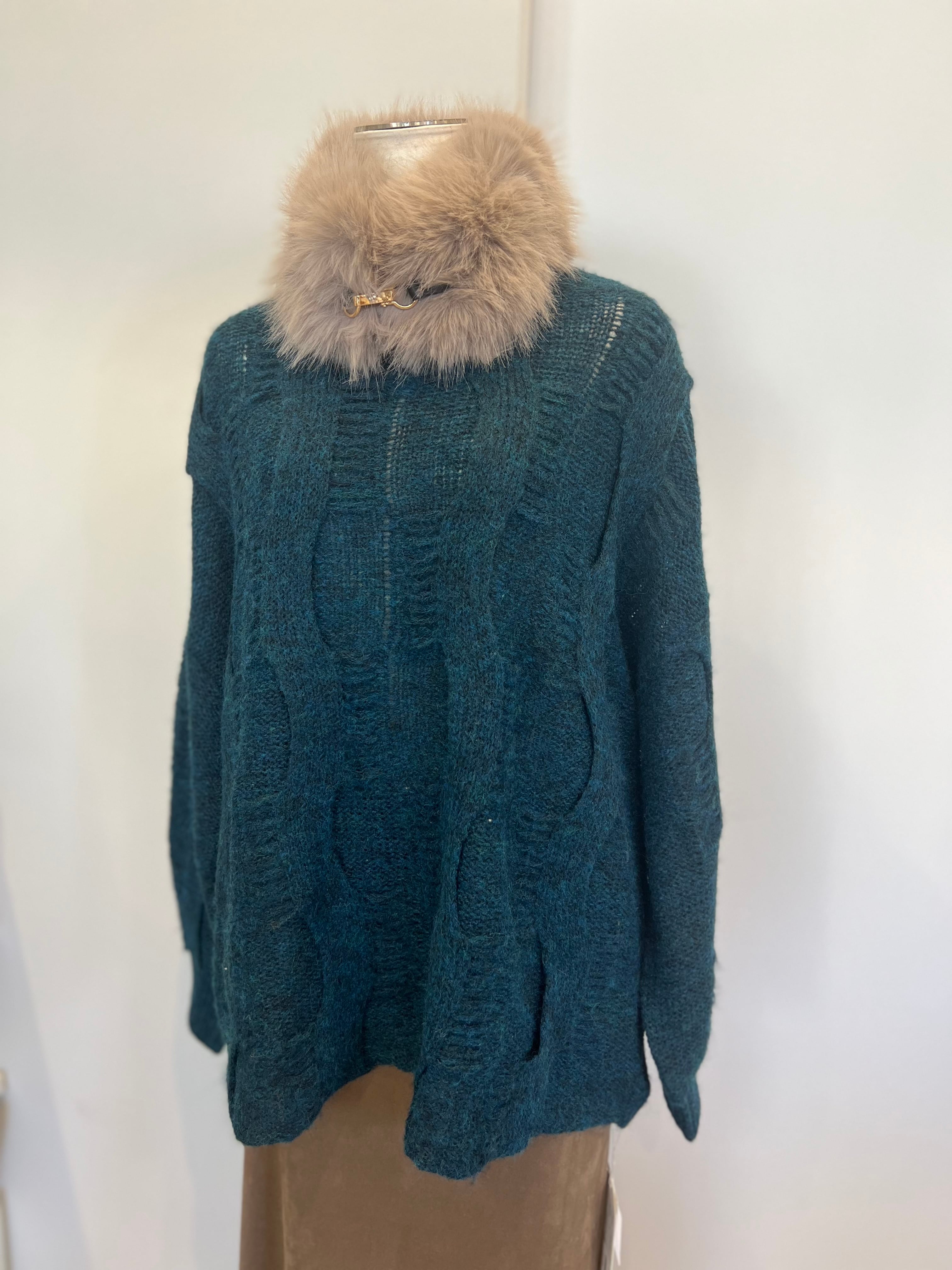 【DONA MARIE】モヘアライク柄ニット 988000