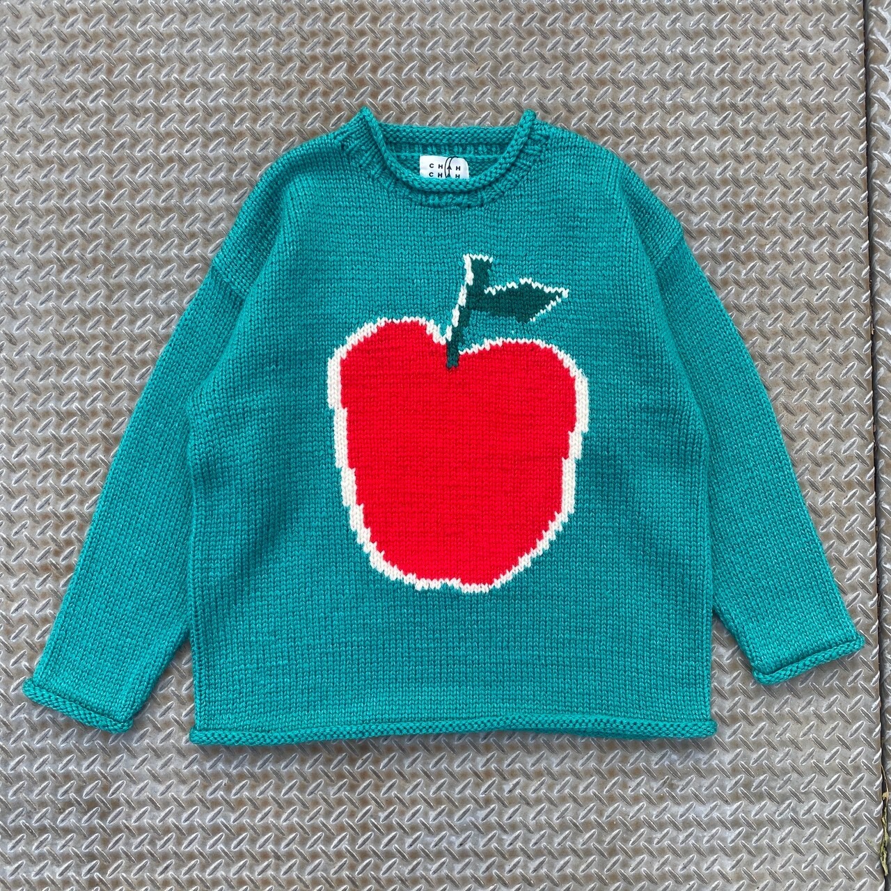 CC "BIG APPLE" HAND KNIT -GREEN-