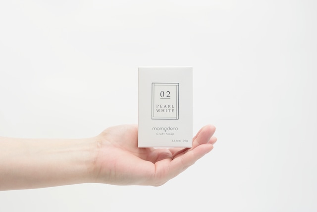 CRAFT SOAP - PEARL WHITE「愛情」｜化粧石鹸 顔からだ用 美白