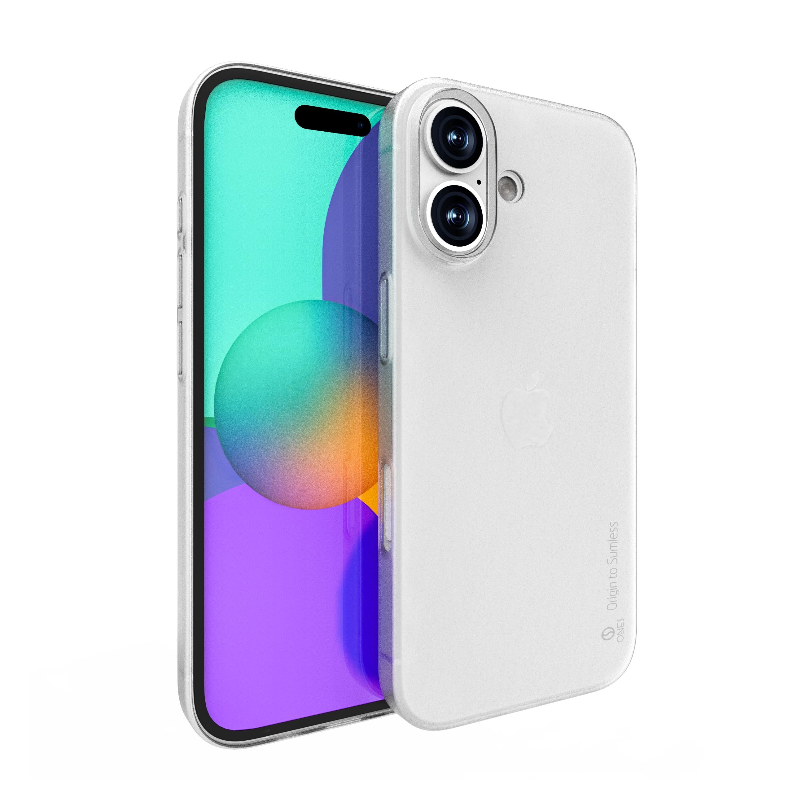 ONES iPhone 16 用 PPケース カバー 超軽量 超薄型 米軍MIL規格 耐衝撃 高靭性強化PP素材 レンズ 画面保護 いPhone 16対応 ケース 滑り止め 黄変防止 半透明