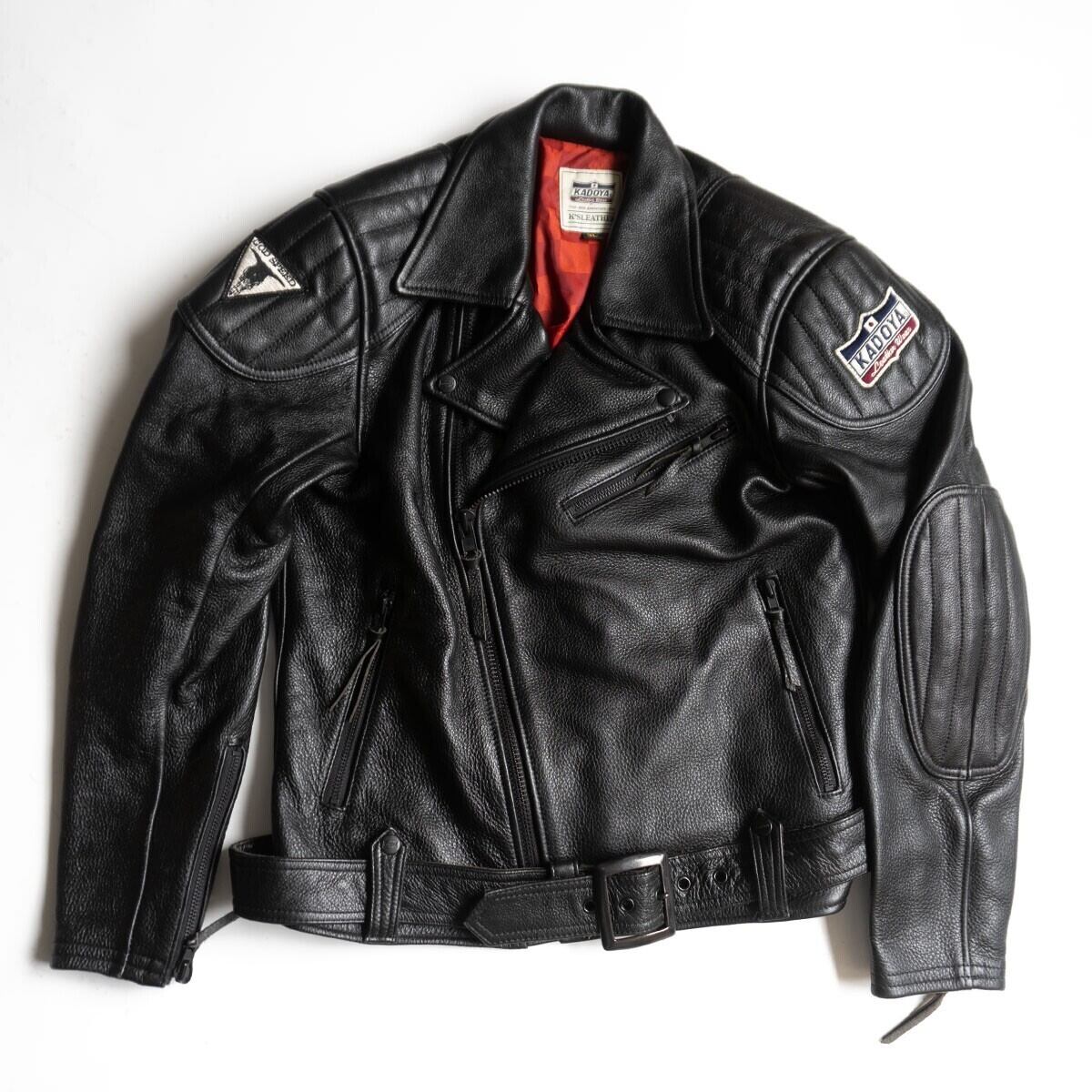 50s 60s ユーロ ヴィンテージ レザー ライダースジャケット ブラック