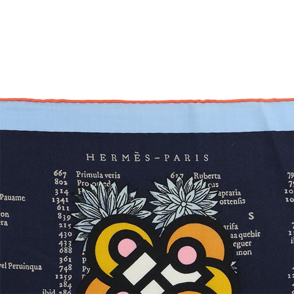 New HERMES エルメス カレジェアン 140 ショール スカーフ ボタニカ