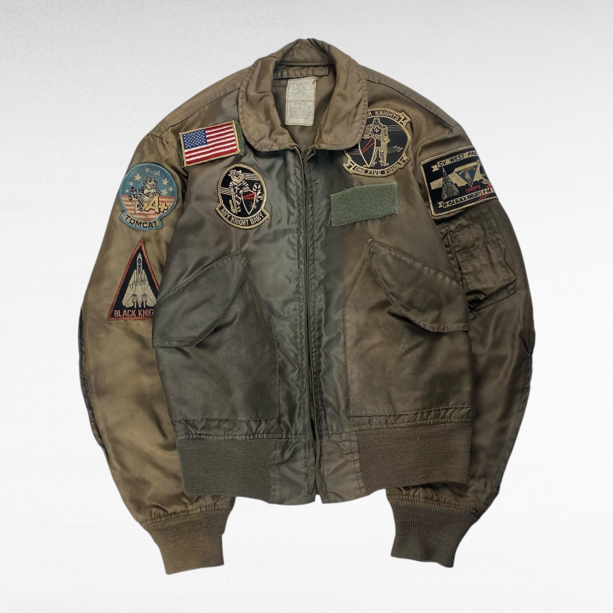 80's】 US.AIR FORCE 米軍実物 CWU-36P フライトジャケット L相当