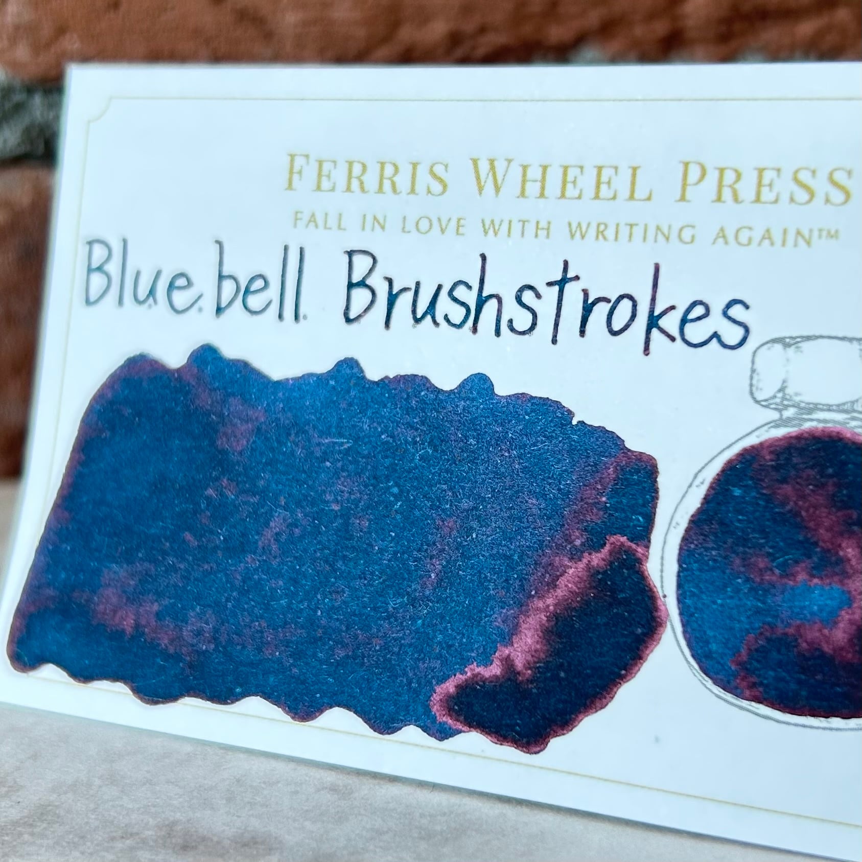フェリスホイールプレス「ブルーベルブラッシュストローク(ADVENTURES