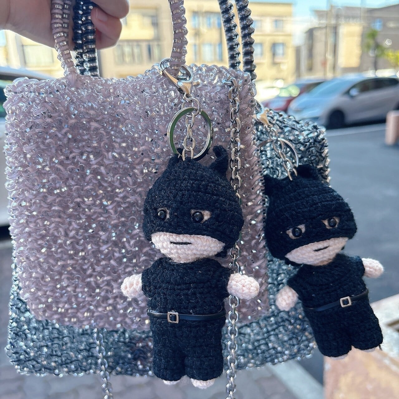 即納『バットマン テテ』 編みぐるみキーホルダー 編みぐるみ