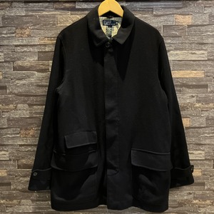 RALPH LAUREN WOOL COAT NAVY