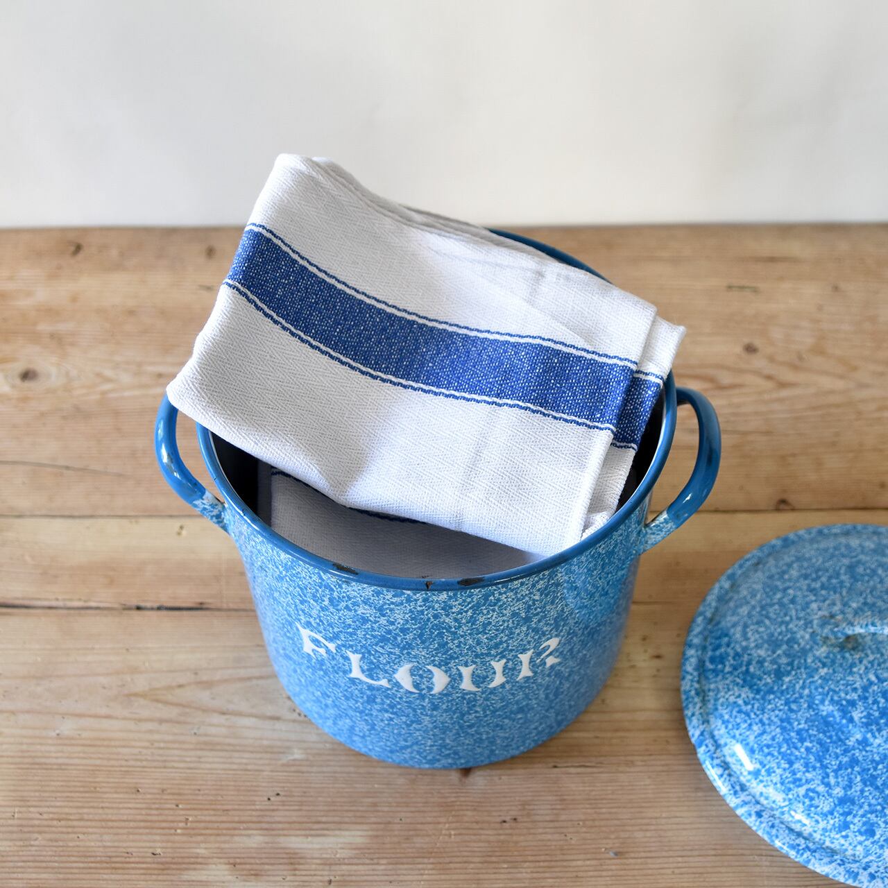 Enamel Flour Can / ホーロー フラワー 缶 / 2101-SLW-111294 | BANSE