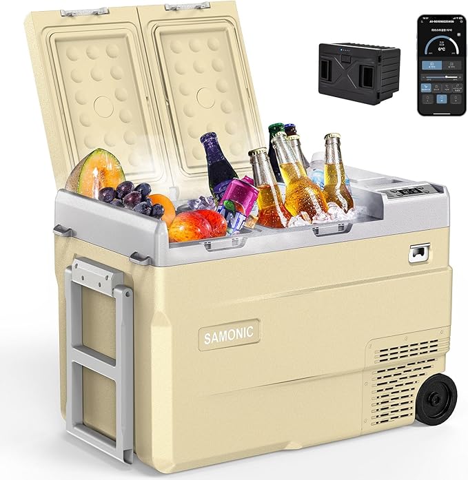 KEEPJOY ポータブル冷蔵庫18L N20-B1(★バッテリー1個付き) KEEPJOY ポータブル冷蔵庫18L N20-B1(☆バッテリー1個付き) KEEPJOY