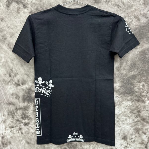 クロムハーツ フォティ プリント Tシャツ 半袖 黒 size M CHROME