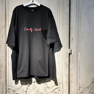 TAKAHIROMIYASHITA The SoloIst.【タカヒロミヤシタ ザ ソロイスト】lonely souls. (oversized s/s pocket tee).(sc.0022SS24  / BLACK SIZE46 )