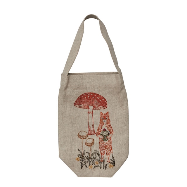 CORAL&TUSK [Fox with Mushrooms Wine Bag] キツネとキノコ ワインバッグ (コーラル・アンド・タスク)