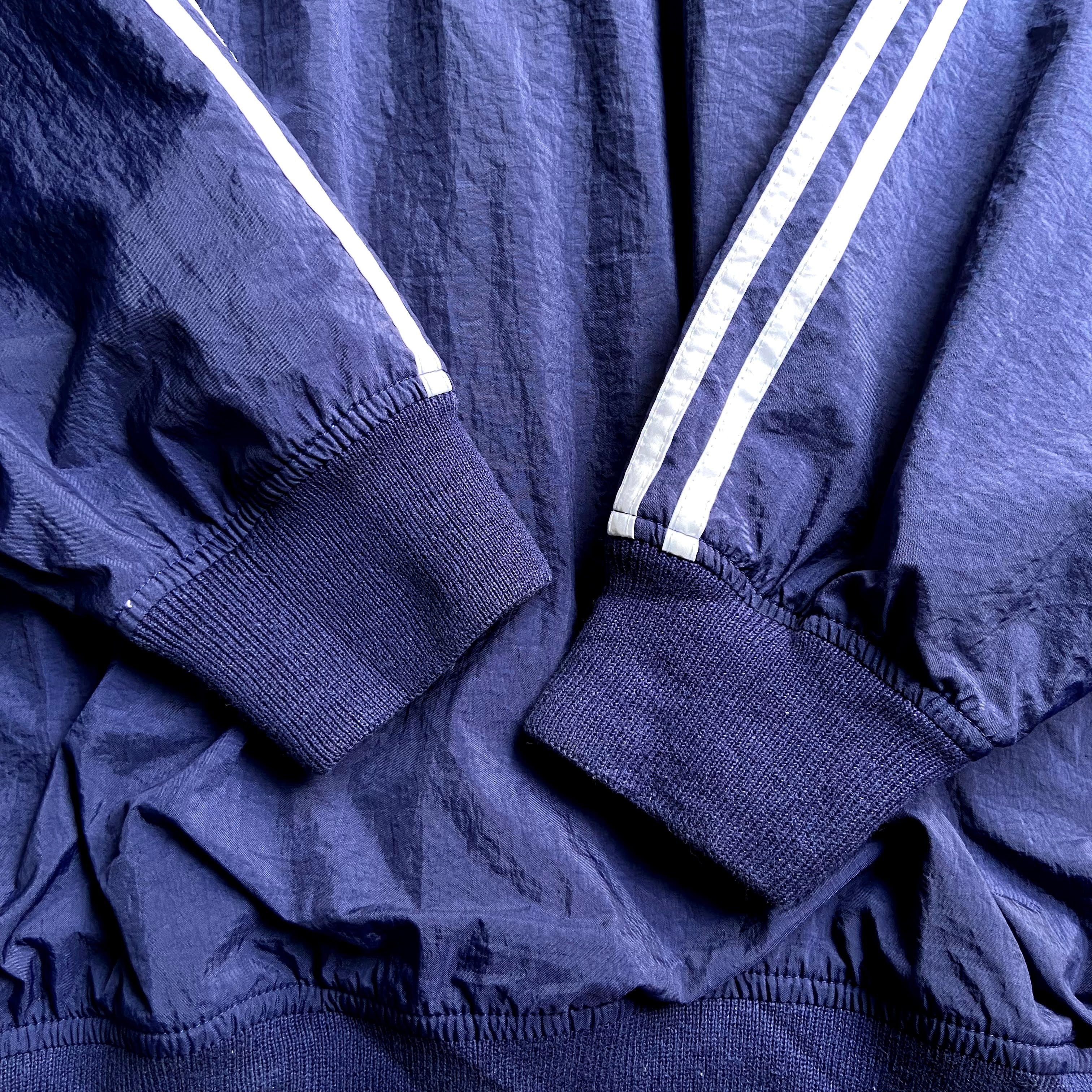 90年代 adidas アディダス ワンポイント フロントロゴ刺繍 ウォーム