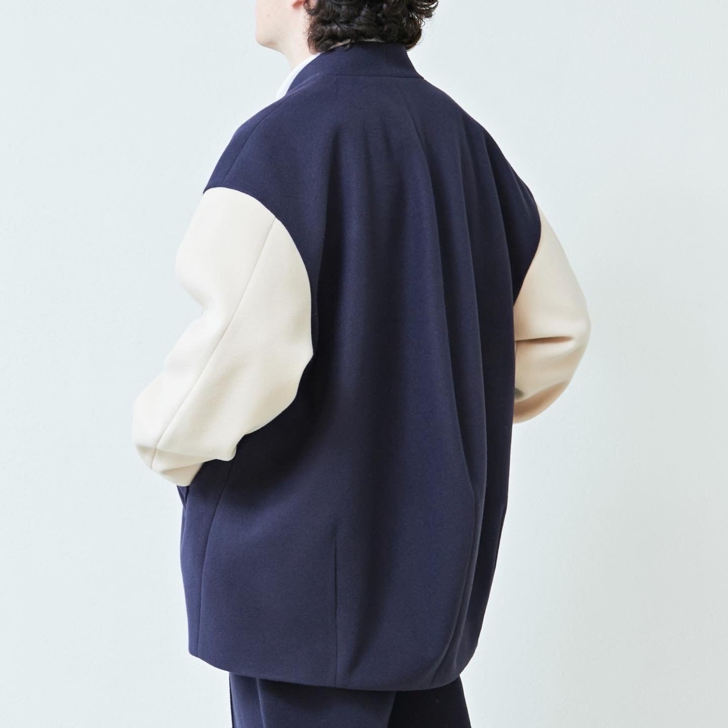 KELEN】 NO COLLAR EGG JACKET “RIOT” ケレン ノーカラーエッグ