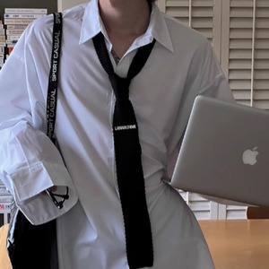 カレッジルーズシンプルシャツ　0845