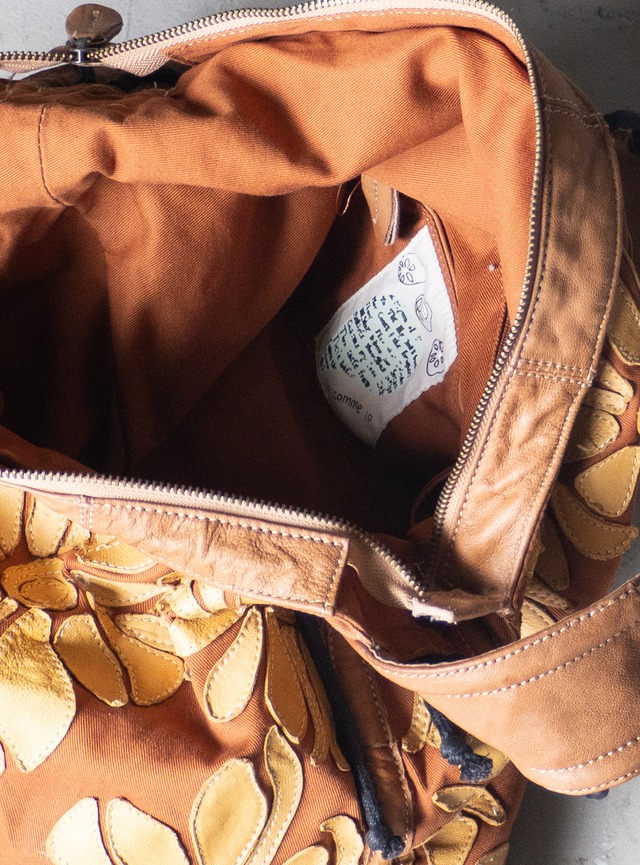 "io comme io" used Cotton sheep leather bag