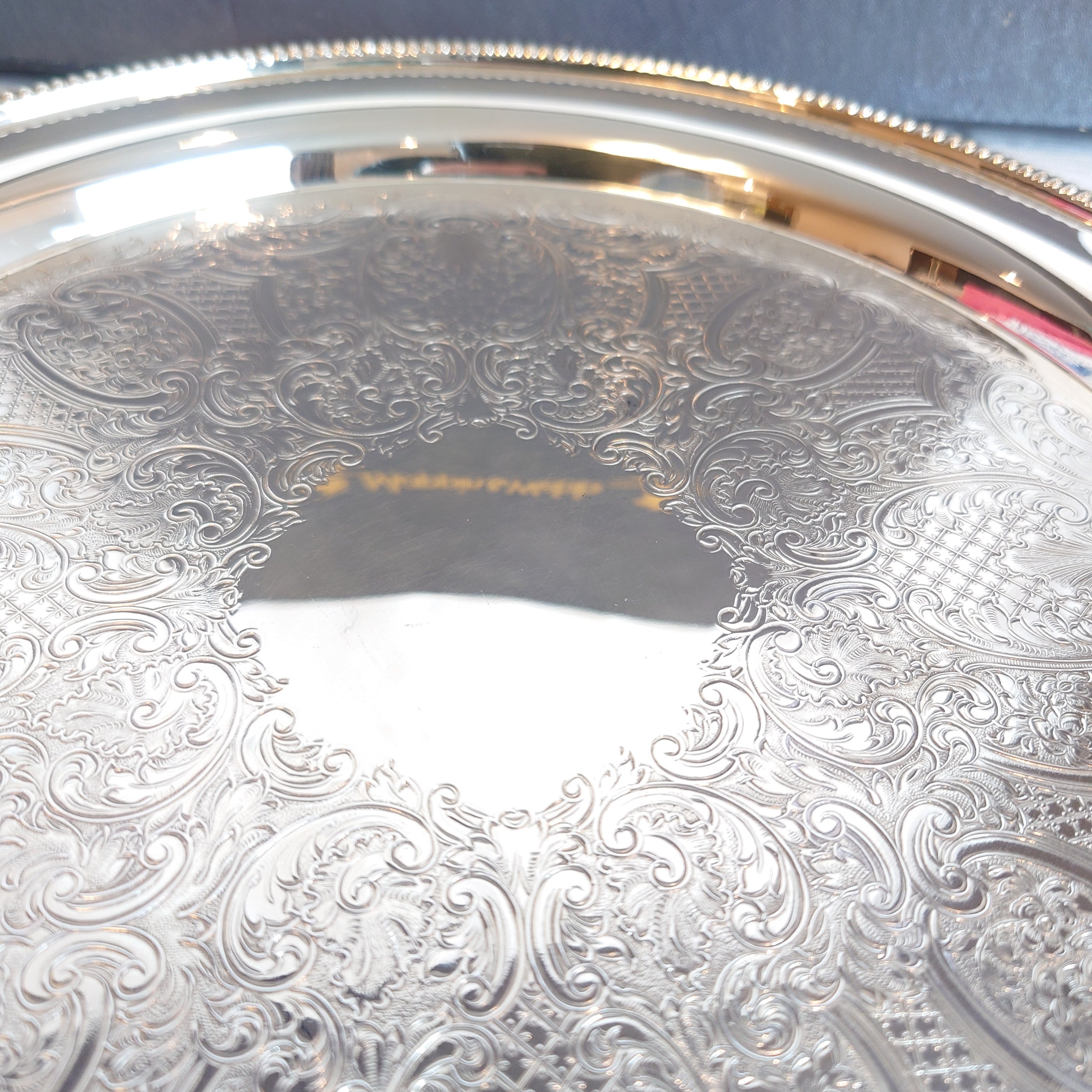 Mappin＆Webb シルバートレー ラウンド型 | アンティークショップ リベルテ