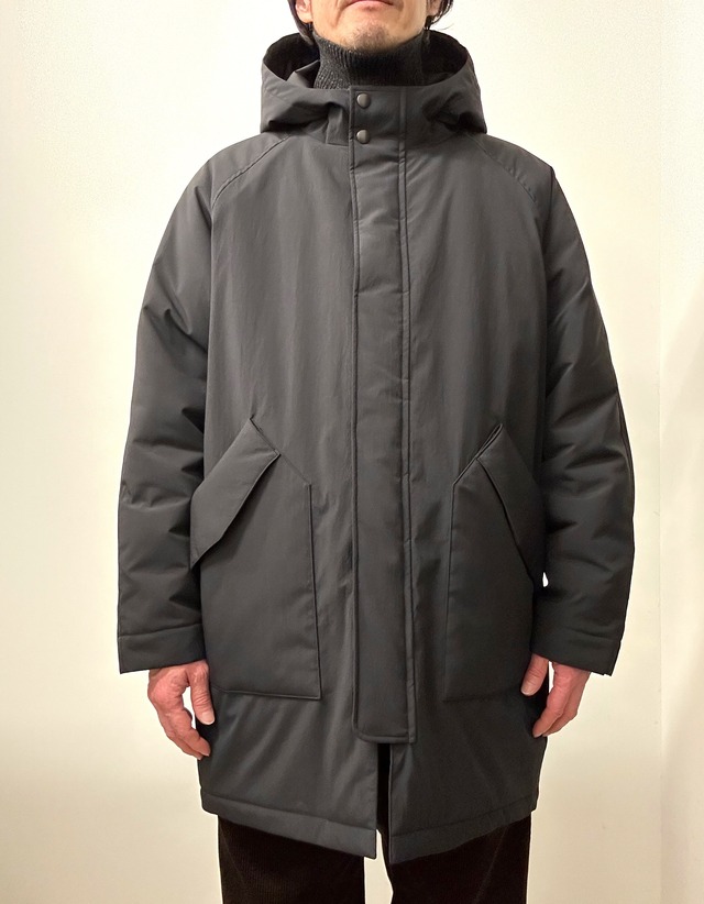 comm.arch / Nylon Padded Hoodie Coat