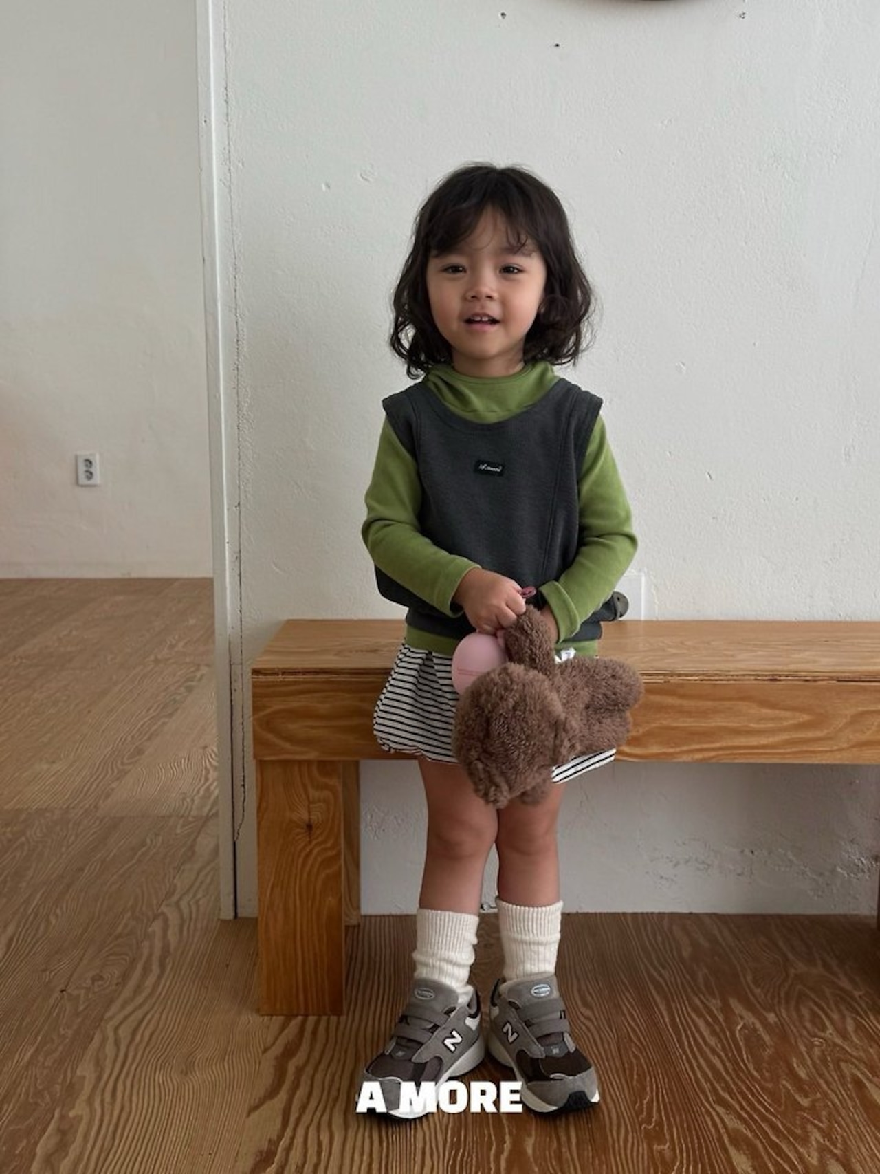 【取寄】A MORE ピアノチョッキ|秋服|韓国子供服|26/AT