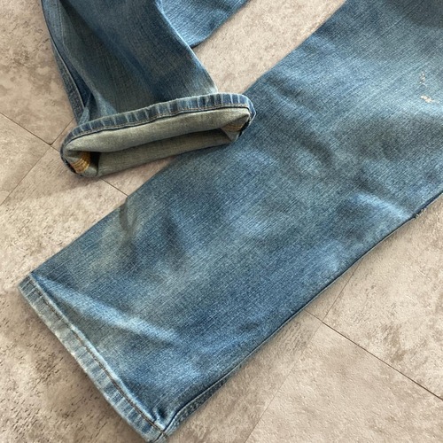 10s メキシコ製 デニム ダブルニー Carhartt 33×32 詳細写真14