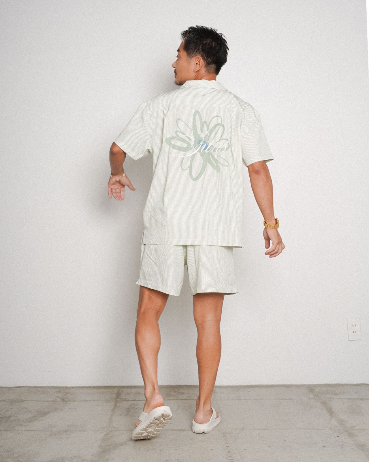 【SUNS】Suns EMBROIDERY SEERSUCKER BOARD SHORTS［RSW105］